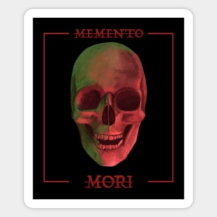 Memento Mori- Red Skull Design Magnet